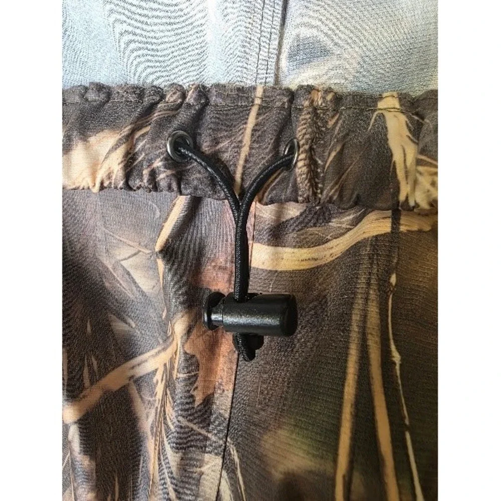 Helly Hansen Workwear Waterproof Camo Hunting Pants XXL‎ Drawstring Waist Mens